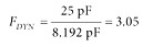 range extension factor required for dynamic range